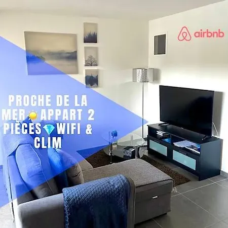 Proche Et Centre 2 Pieces Wifi&clim Sainte-Maxime