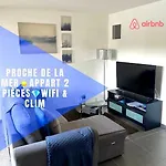 Proche Et Centre 2 Pieces Wifi&clim Сент-Максим